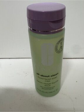 Clinique All About Clean Liquid Facial Soap Cleanser Mild 6.7 OZ